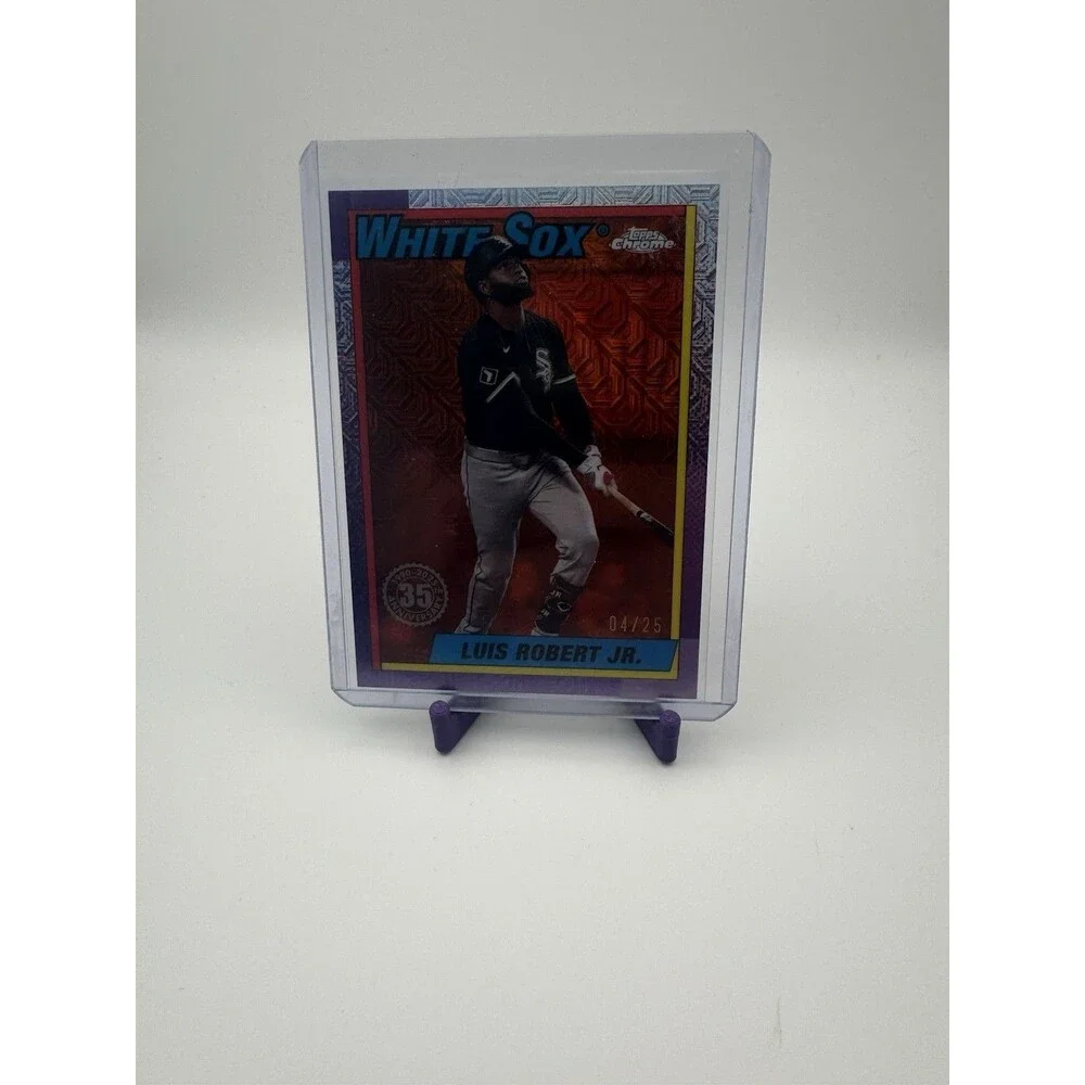 2025 Topps 1990 Silver Pack Chrome Luis Robert Jr #T90C-78 Silver Mojo /25